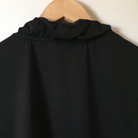 Black Gothic Maestro Ruffled Hem Open Cardigan - Picture 8 of 16